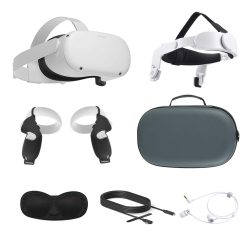 2021 Oculus Quest 2 All-In-One VR Headset, Touch Controllers, 256GB SSD